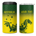 Personalised Dragons Boat Aussie Paddles Up! 4 in 1 Can Cooler Tumbler