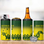 Personalised Dragons Boat Aussie Paddles Up! 4 in 1 Can Cooler Tumbler