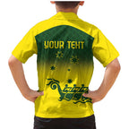 Personalised Dragons Boat Aussie Paddles Up! Family Matching Mermaid Dress and Hawaiian Shirt