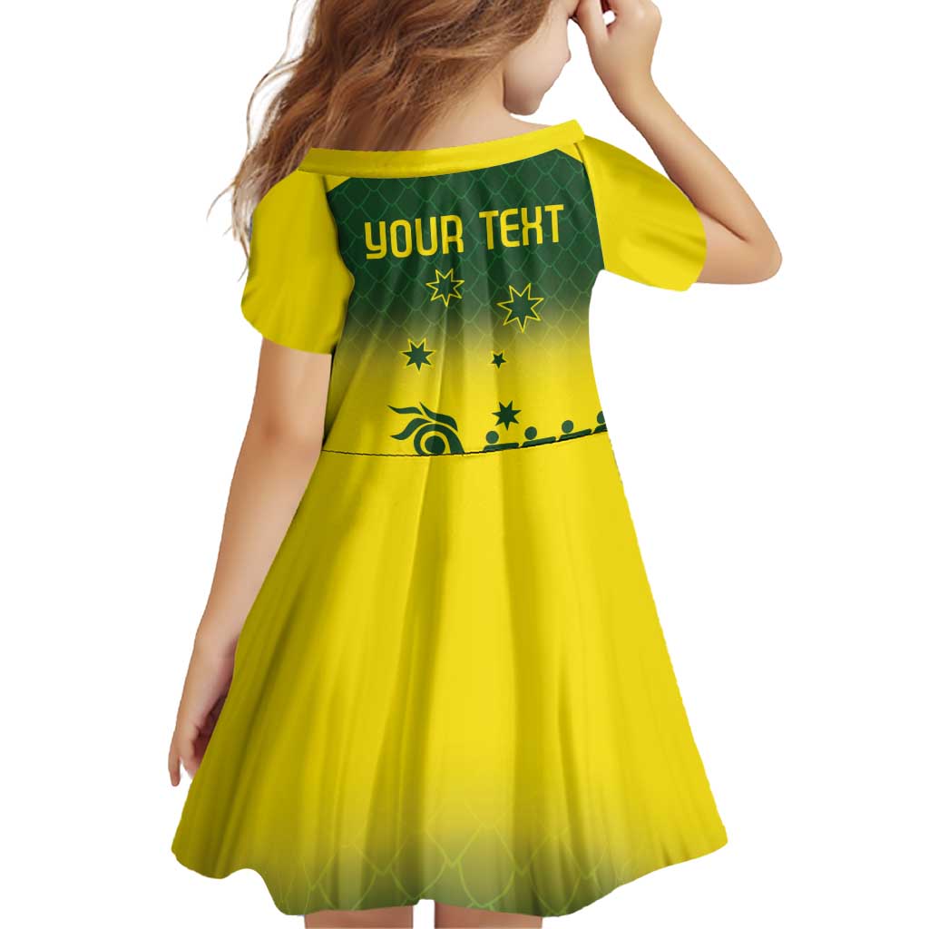 Personalised Dragons Boat Aussie Paddles Up! Family Matching Off Shoulder Short Dress and Hawaiian Shirt