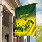 Personalised Dragons Boat Aussie Paddles Up! Garden Flag