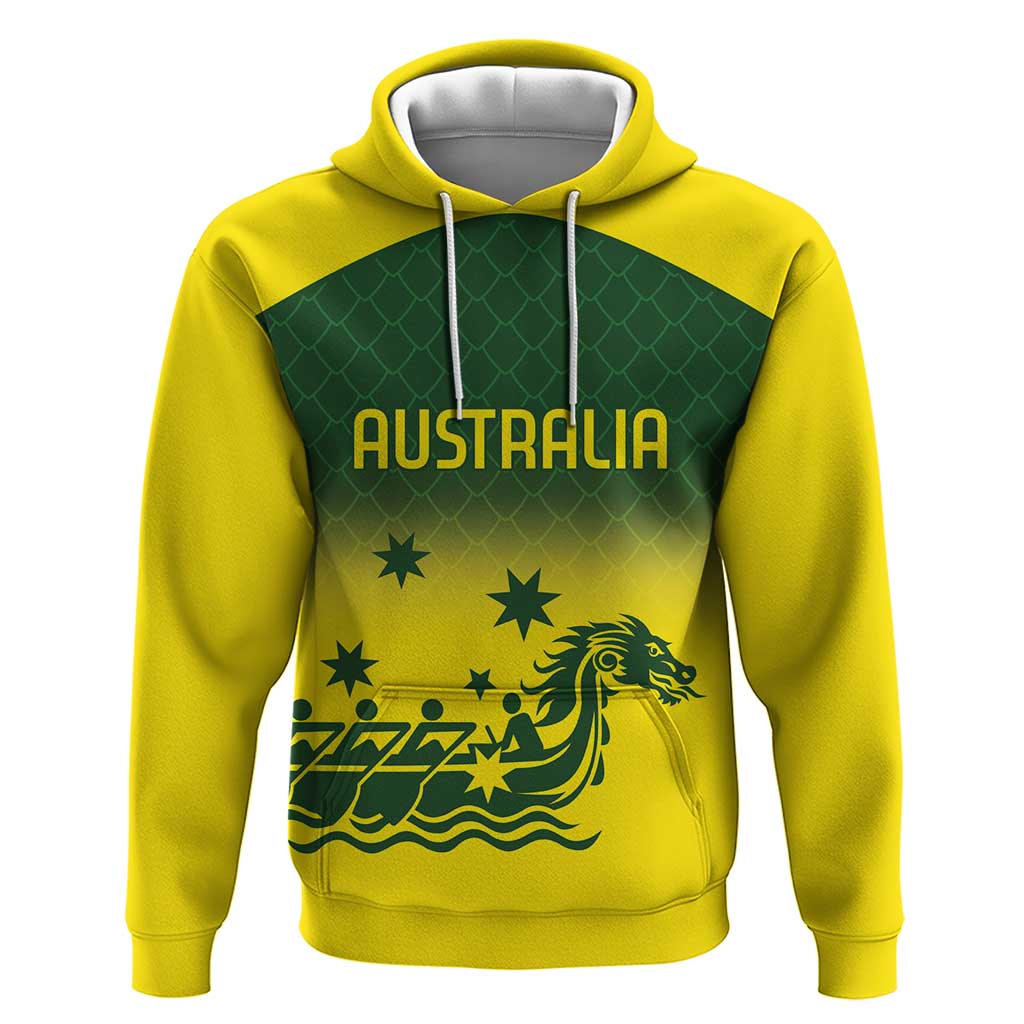Personalised Dragons Boat Aussie Paddles Up! Hoodie