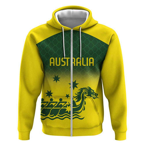 Personalised Dragons Boat Aussie Paddles Up! Hoodie