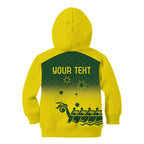 Personalised Dragons Boat Aussie Paddles Up! Kid Hoodie