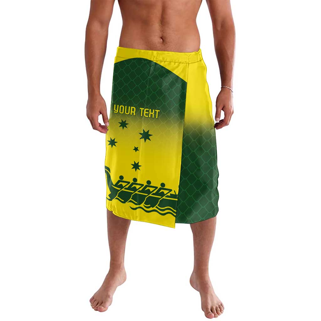 Personalised Dragons Boat Aussie Paddles Up! Lavalava