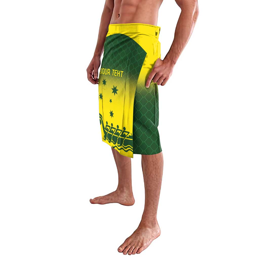 Personalised Dragons Boat Aussie Paddles Up! Lavalava