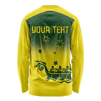 Personalised Dragons Boat Aussie Paddles Up! Long Sleeve Shirt