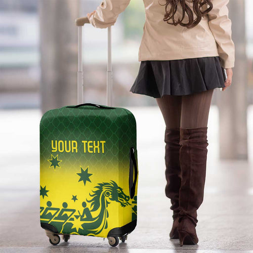 Personalised Dragons Boat Aussie Paddles Up! Luggage Cover