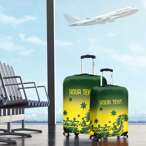 Personalised Dragons Boat Aussie Paddles Up! Luggage Cover