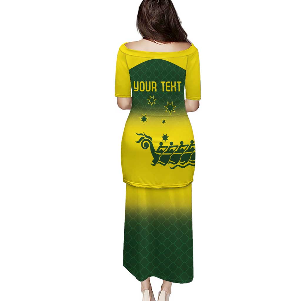 Personalised Dragons Boat Aussie Paddles Up! Puletasi