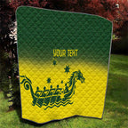 Personalised Dragons Boat Aussie Paddles Up! Quilt