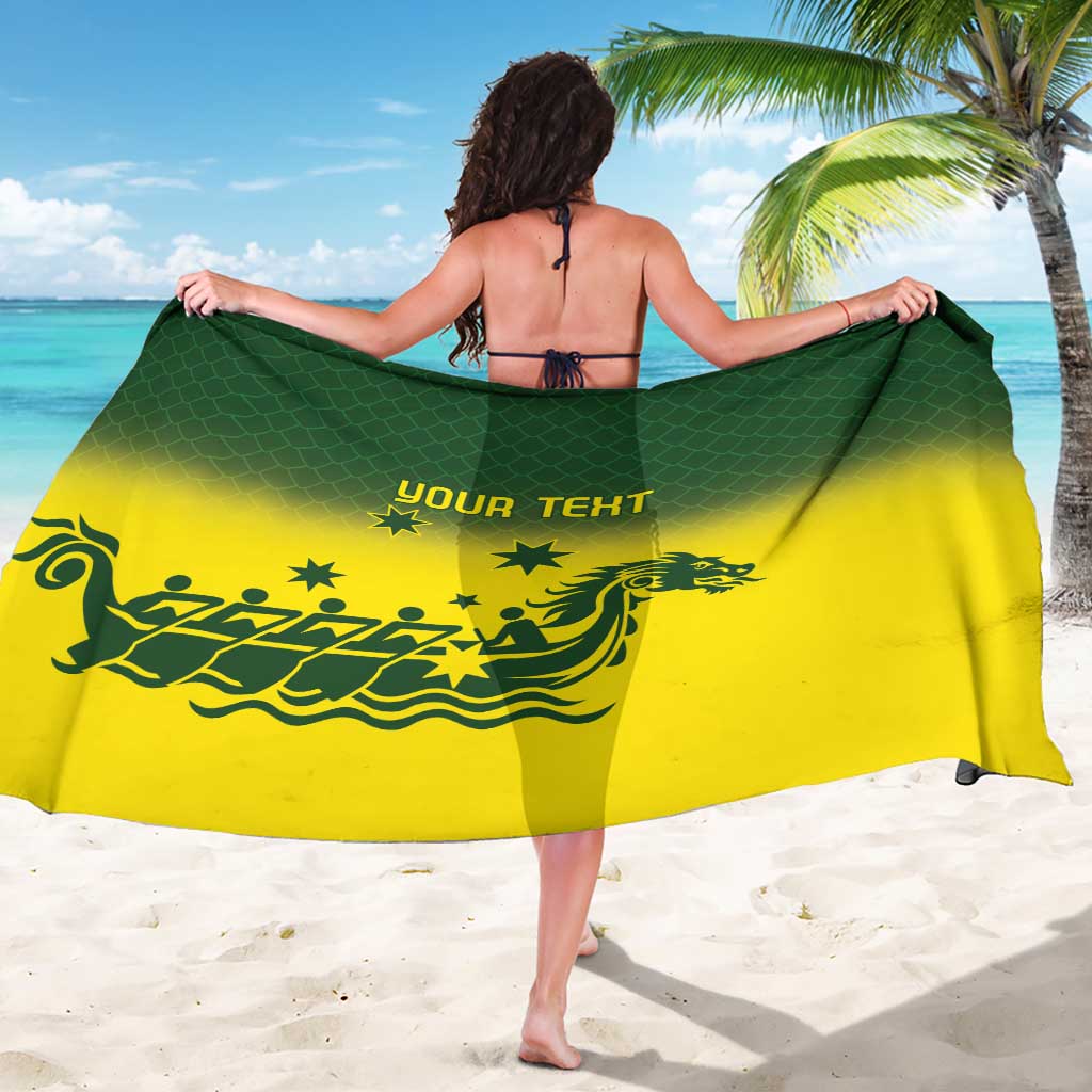 Personalised Dragons Boat Aussie Paddles Up! Sarong