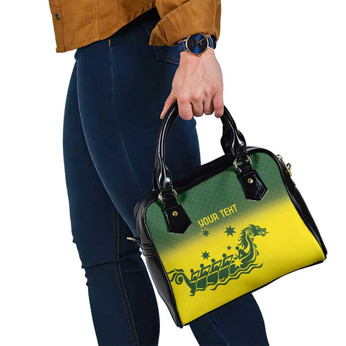 Personalised Dragons Boat Aussie Paddles Up! Shoulder Handbag