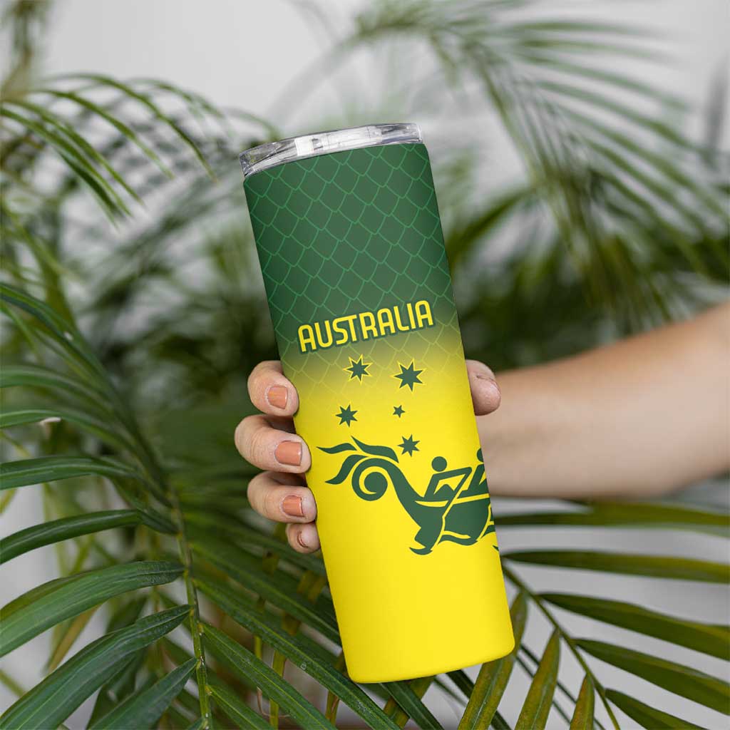 Personalised Dragons Boat Aussie Paddles Up! Skinny Tumbler