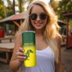 Personalised Dragons Boat Aussie Paddles Up! Skinny Tumbler