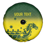 Personalised Dragons Boat Aussie Paddles Up! Spare Tire Cover