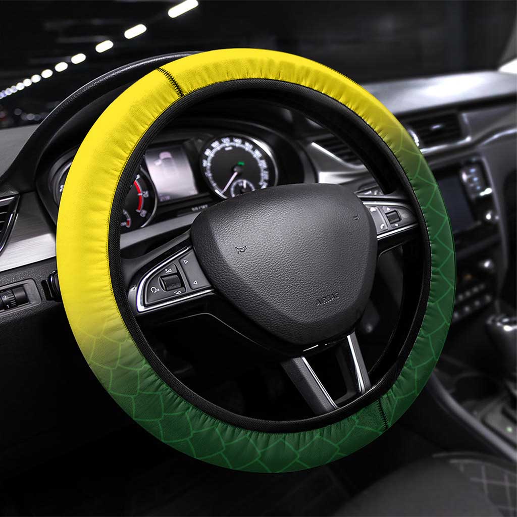 Dragons Boat Aussie Paddles Up! Steering Wheel Cover