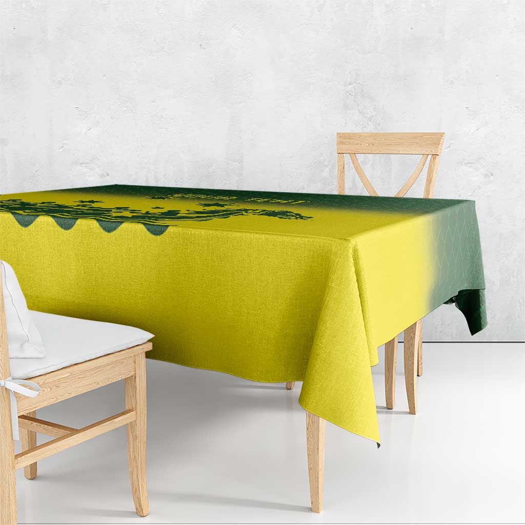 Personalised Dragons Boat Aussie Paddles Up! Tablecloth