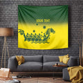 Personalised Dragons Boat Aussie Paddles Up! Tapestry