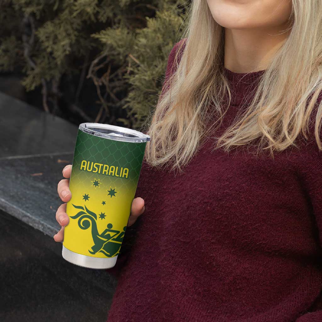 Personalised Dragons Boat Aussie Paddles Up! Tumbler Cup