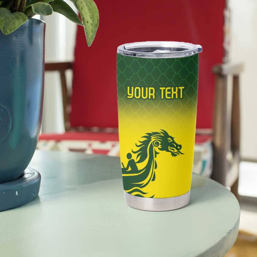 Personalised Dragons Boat Aussie Paddles Up! Tumbler Cup