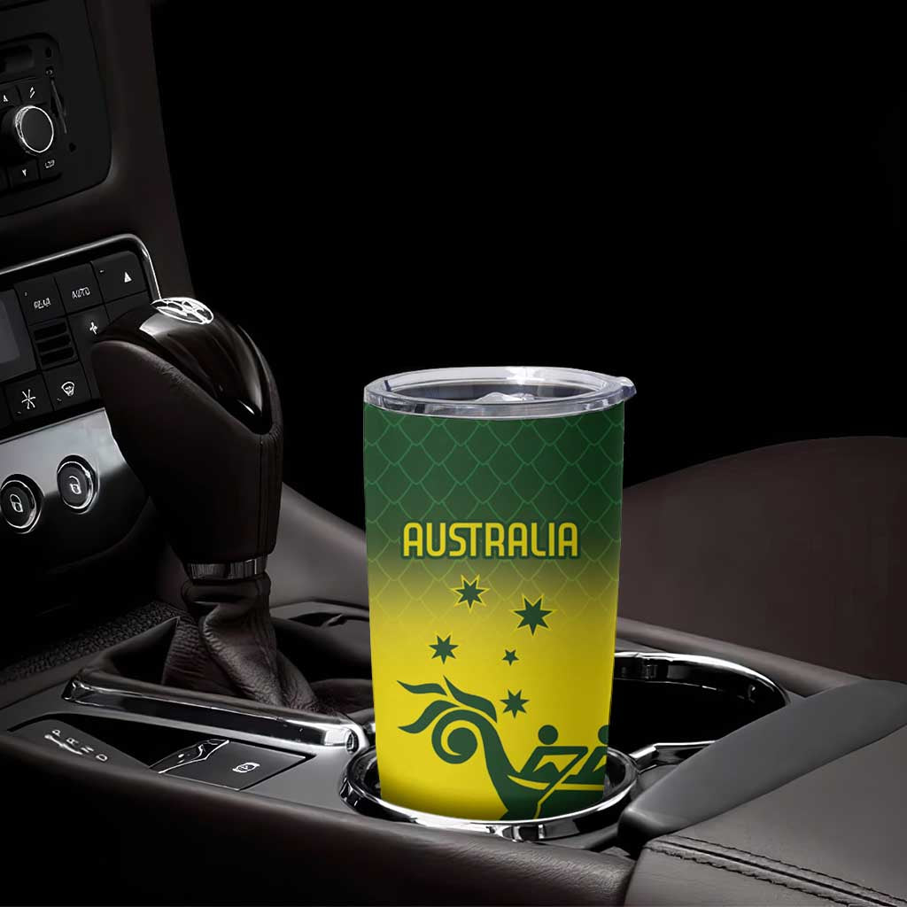 Personalised Dragons Boat Aussie Paddles Up! Tumbler Cup