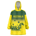 Personalised Dragons Boat Aussie Paddles Up! Wearable Blanket Hoodie