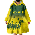 Personalised Dragons Boat Aussie Paddles Up! Wearable Blanket Hoodie