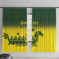 Personalised Dragons Boat Aussie Paddles Up! Window Curtain