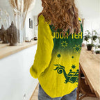 Personalised Dragons Boat Aussie Paddles Up! Women Casual Shirt