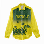 Personalised Dragons Boat Aussie Paddles Up! Women Casual Shirt