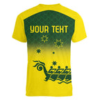 Personalised Dragons Boat Aussie Paddles Up! Women V-Neck T-Shirt