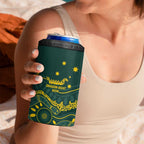 Personalised Australia Dragons Boat 4 in 1 Can Cooler Tumbler Aussie Aboriginal Dot Style