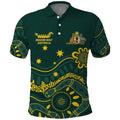 Personalised Australia Dragons Boat Polo Shirt Aussie Aboriginal Dot Style