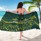 Personalised Australia Dragons Boat Sarong Aussie Aboriginal Dot Style