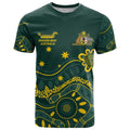 Personalised Australia Dragons Boat T Shirt Aussie Aboriginal Dot Style