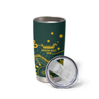Personalised Australia Dragons Boat Tumbler Cup Aussie Aboriginal Dot Style
