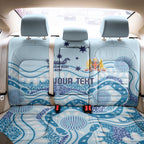 Personalised Australia New South Wales Dragons Boat Back Car Seat Cover Aussie Aboriginal Dot Style