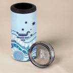 Personalised Australia New South Wales Dragons Boat 4 in 1 Can Cooler Tumbler Aussie Aboriginal Dot Style