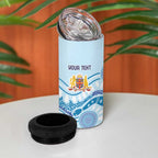 Personalised Australia New South Wales Dragons Boat 4 in 1 Can Cooler Tumbler Aussie Aboriginal Dot Style