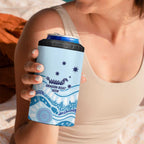 Personalised Australia New South Wales Dragons Boat 4 in 1 Can Cooler Tumbler Aussie Aboriginal Dot Style