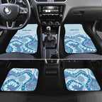 Personalised Australia New South Wales Dragons Boat Car Mats Aussie Aboriginal Dot Style