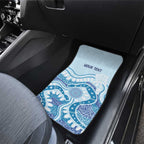 Personalised Australia New South Wales Dragons Boat Car Mats Aussie Aboriginal Dot Style