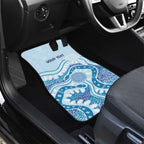 Personalised Australia New South Wales Dragons Boat Car Mats Aussie Aboriginal Dot Style