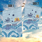 Personalised Australia New South Wales Dragons Boat Garden Flag Aussie Aboriginal Dot Style