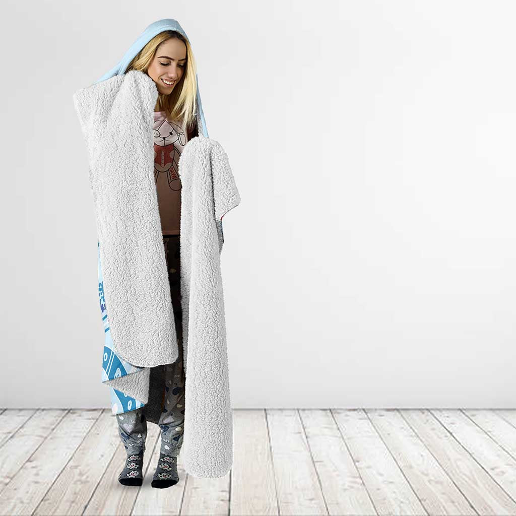 Personalised Australia New South Wales Dragons Boat Hooded Blanket Aussie Aboriginal Dot Style