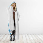 Personalised Australia New South Wales Dragons Boat Hooded Blanket Aussie Aboriginal Dot Style