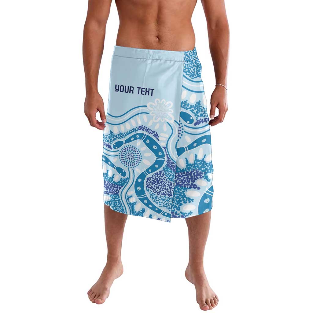 Personalised Australia New South Wales Dragons Boat Lavalava Aussie Aboriginal Dot Style