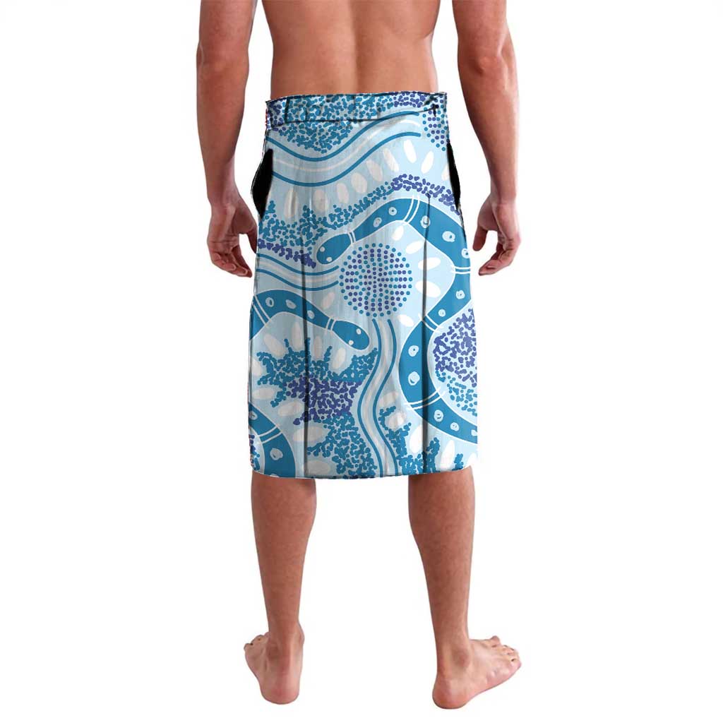 Personalised Australia New South Wales Dragons Boat Lavalava Aussie Aboriginal Dot Style