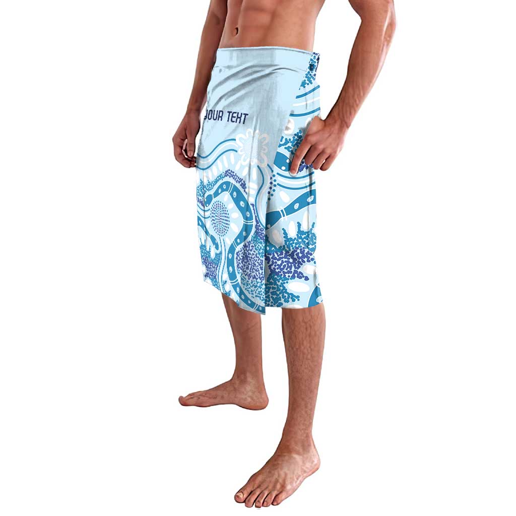 Personalised Australia New South Wales Dragons Boat Lavalava Aussie Aboriginal Dot Style